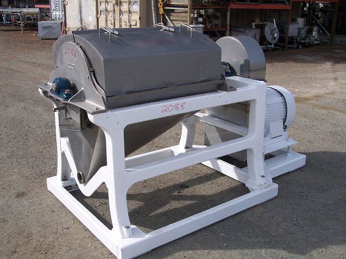 FMC model 100 pulper, S/S product contact