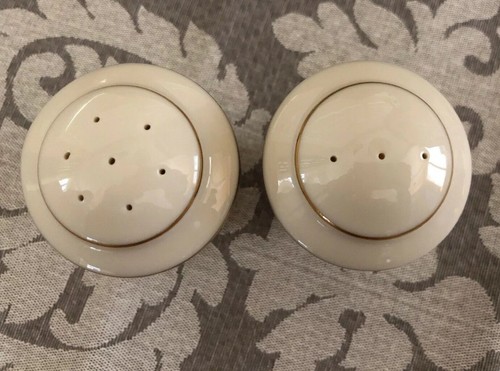 LENOX - AUTUMN - China Salt and Pepper Shakers - Gold Stamp