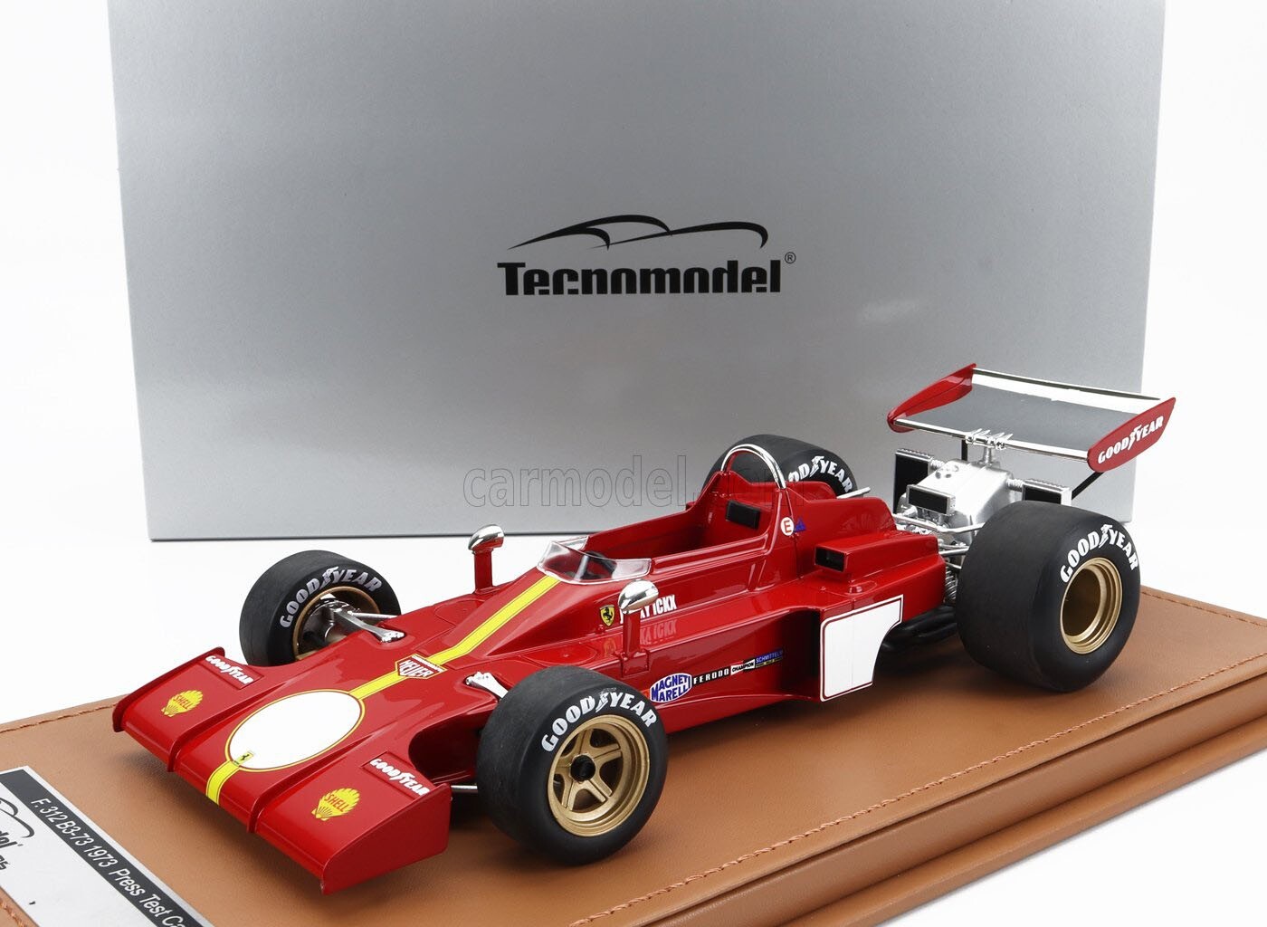 180台限定 1/18 Tecnomodel フェラーリ 312B3 1974 Tecnomodel 1:18 Clay Regazzoni Ferrari 312B3 Test Monza