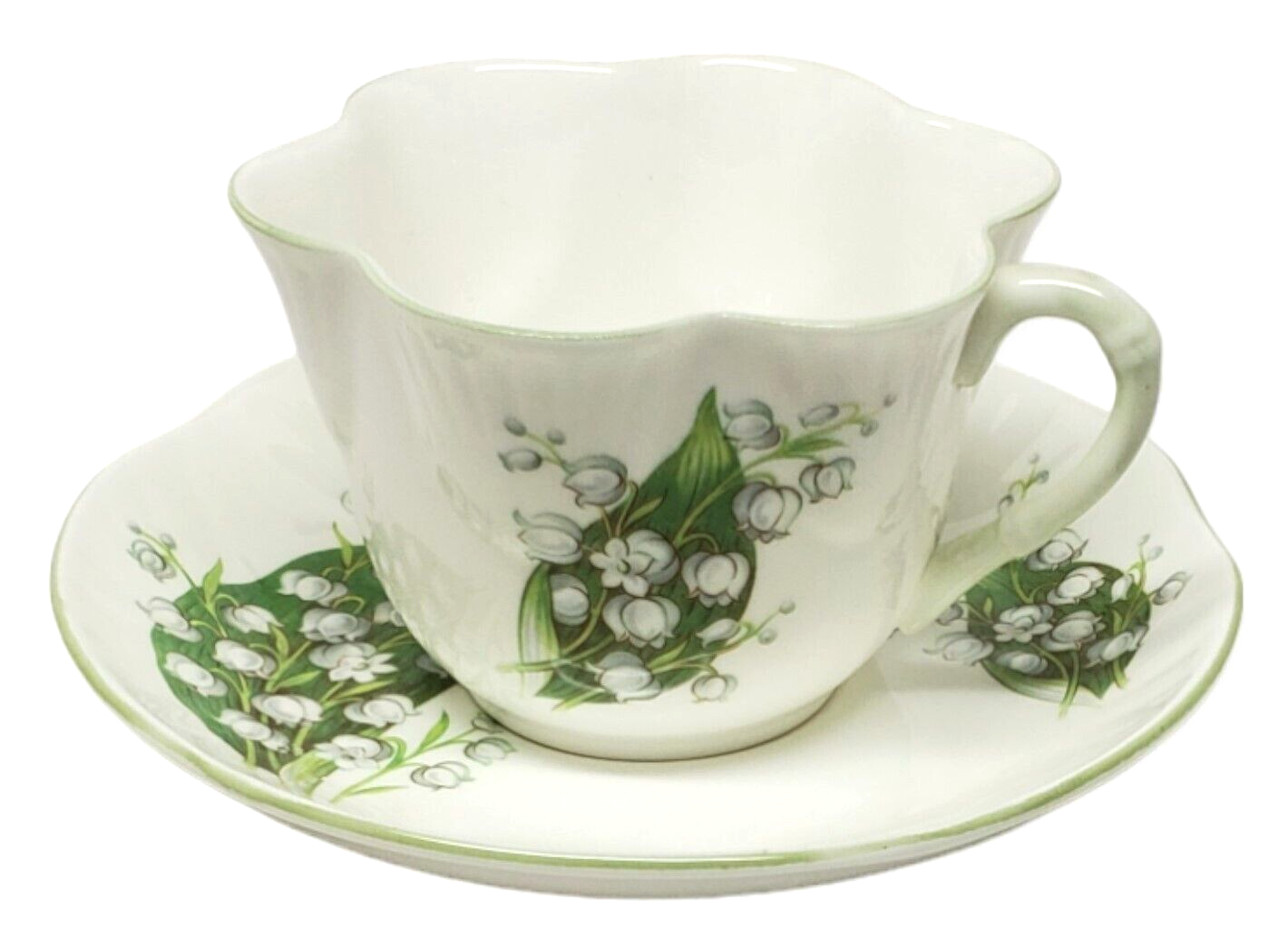 Royal Vale Bone China, Lily of the Valley, Gilded Edges