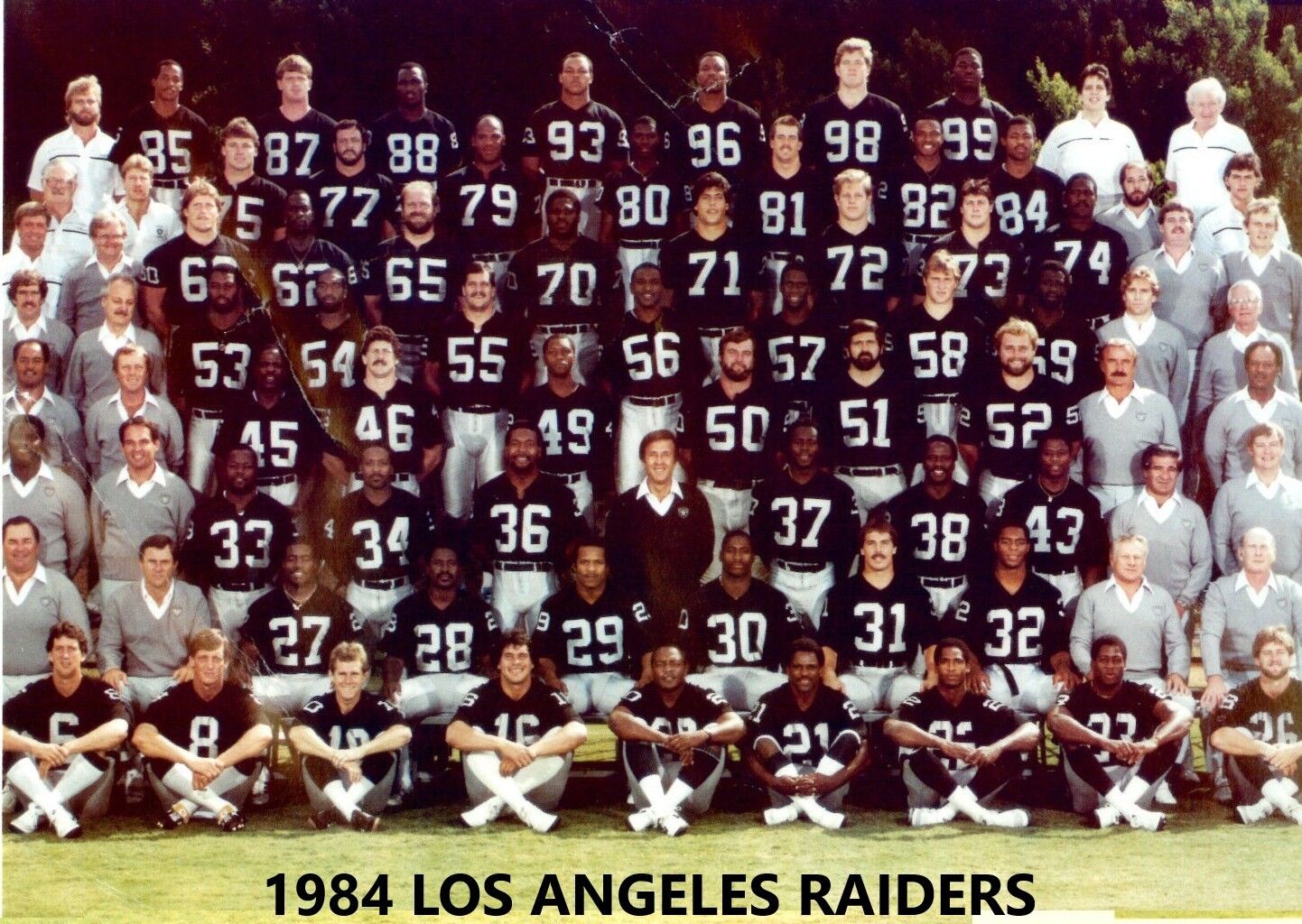 1984 LOS ANGELES RAIDERS LA 8X10 TEAM PHOTO FOOTBALL PICTURE 1984 LOS ANGELES RAIDERS LA 8X10 TEAM PHOTO FOOTBALL PICTURE