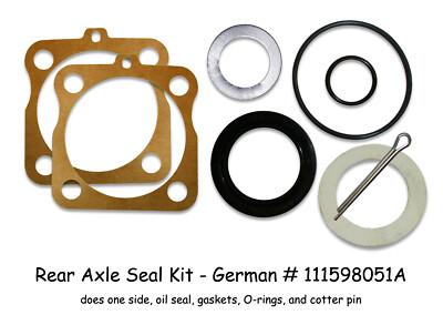 VW TYPE 1 3 BUG BUS GHIA GERMAN REAR AXLE BEARING SEAL KIT COMPLETE SUPER BEETLE