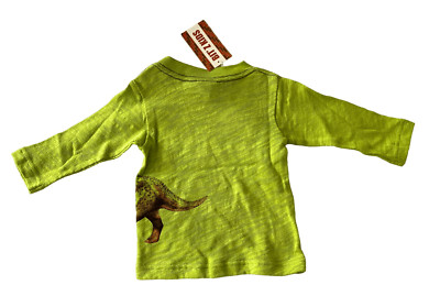 Baby s Bit  Z Kids New Textured Cotton Long-sleeve  Dino T-shirt, 3-6m