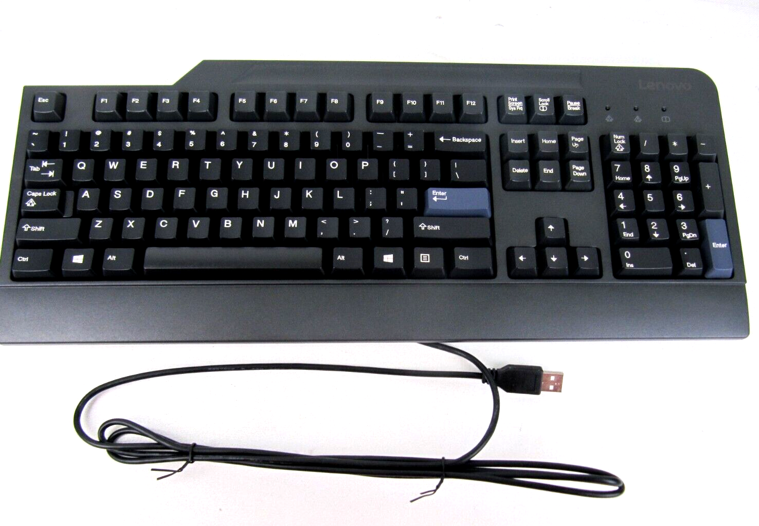 LENOVO USB Keyboard Black QWERTY Wired Standard KU-0225 | eBay