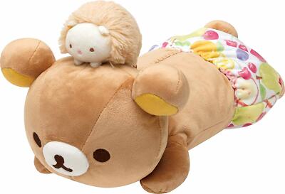 San-X Rilakkuma bear Relaxing with Fruit Hugging Plush doll MY48101 From Japan