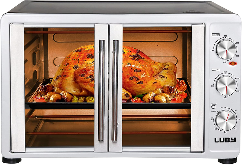 Oven Countertop, French Door Designed, 55l, 18 Slices, 14'' P