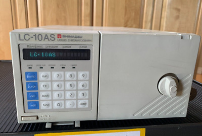 Shimadzu LC-10AS HPLC Pump Liquid Chromatograph w/ mixer head manifold
