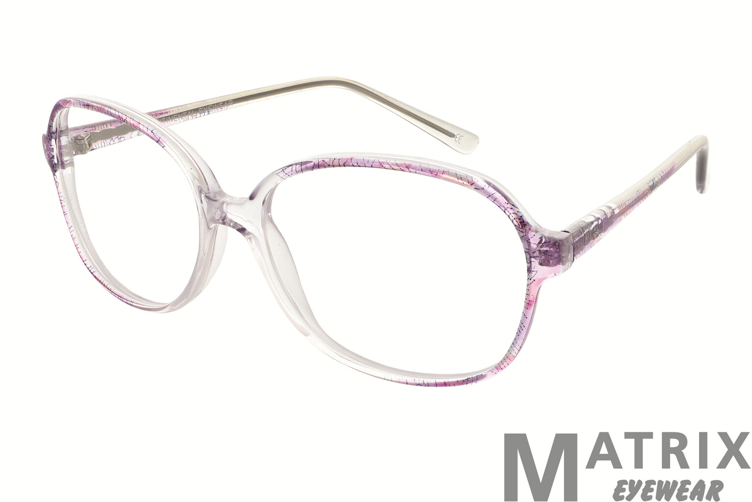 Matrix 812 Elegante große Brillenfassung Brillengestell purple für DAMEN