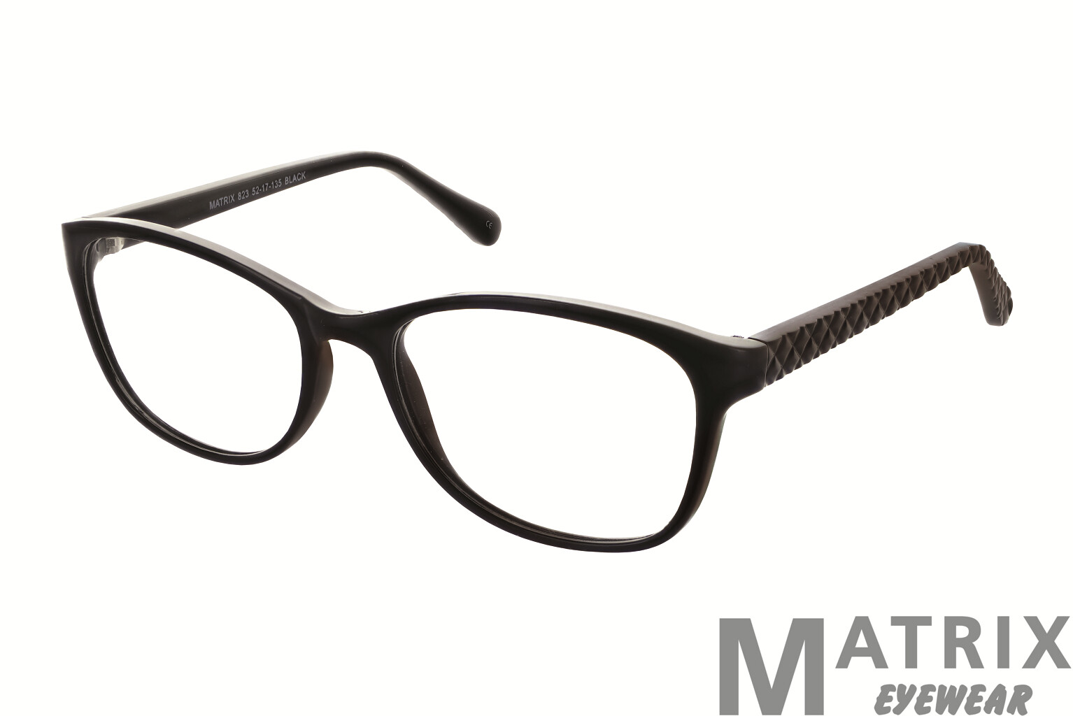 Matrix 823 Moderne Brillenfassung Brillengestell schwarz für DAMEN & HERREN