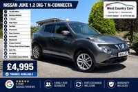 2016 Nissan Juke 1.2 DiG-T N-Connecta 5dr HATCHBACK Petrol Manual
