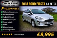 2018 Ford Fiesta 1.1 Zetec 5dr HATCHBACK Petrol Manual