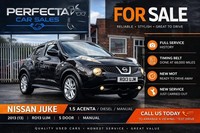 2013 Nissan Juke 1.5 dCi Acenta 5dr [Premium Pack] HATCHBACK Diesel Manual