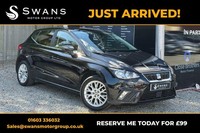 2017 Seat Ibiza 1.0 MPi SE Design Petrol Manual 5 Door Hatchback Black