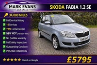 2011 Skoda Fabia 1.2 12V SE Plus 5dr HATCHBACK Petrol Manual