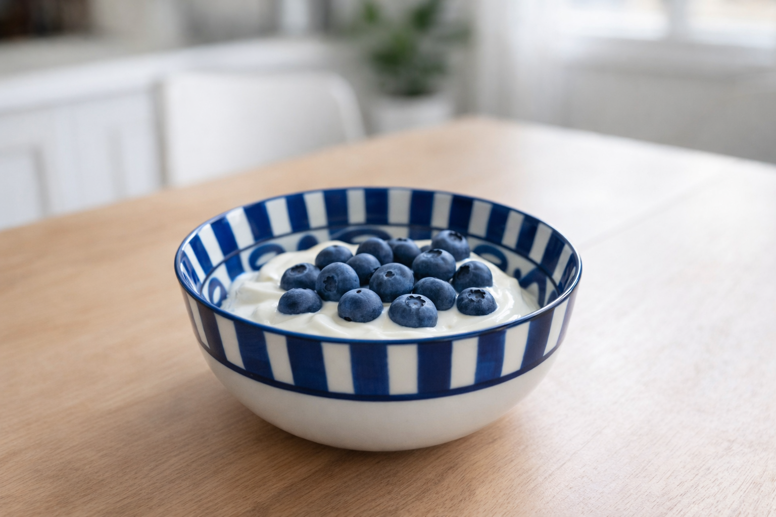 Dansk Blue White Striped Cereal Bowl 6 Inch Sri Lanka