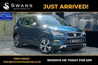 SEAT ATECA 1.0 TSI Ecomotive SE Technology Blue Manual Petrol 2018