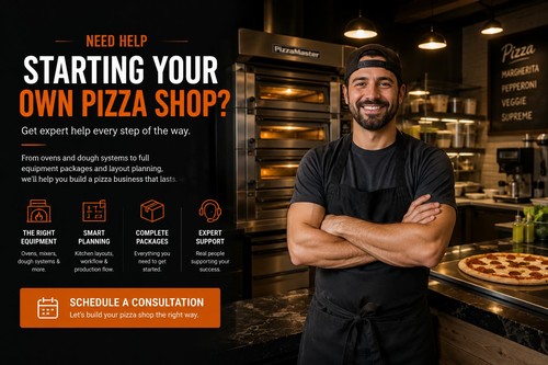 Starting your own pizza shop? Message us through eBay for equipment package help.
