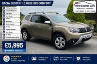 2019 Dacia Duster 1.5 Blue dCi Comfort 5dr HATCHBACK Diesel Manual