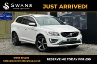 2017 Volvo XC60 R-Design Nav 2.4 D4 AWD Diesel Automatic 5 Door SUV White.