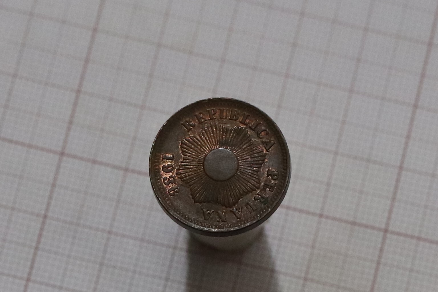 ペルー 1CENTAVO 1センタボ 1ケンタボ 1936年 1 centavo 1936