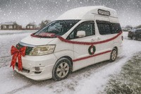 2008 Toyota Alphard 2 berth Hi top roof camper with cassette toilet  pull out