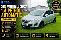 2012 Vauxhall Corsa 1.4 SE 5dr Auto HATCHBACK Petrol Automatic