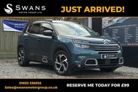 Citroen C5 AirCross Flair 1.2 PureTech Petrol Manual 5 Door SUV Blue.