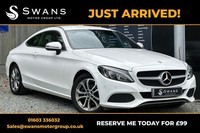 2017 Mercedes Benz 2.0 C200 Sport Petrol Manual 2 Door Coupe White