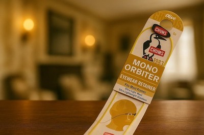 Chums Mono Orbiter Stream Giallo Nuove Supporto per Occhiali Originale