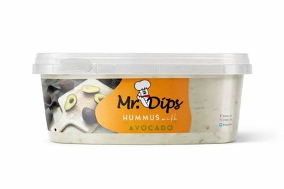 Mr Dips Hummus With Avocado Dip 400g And 1Kg Tubs