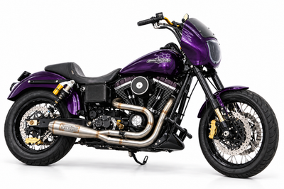 PROTECH 2-in-1 Auspuffanlage für Harley Dyna Switchback FLD 2012-2016,...