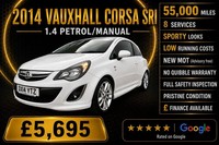 2014 Vauxhall Corsa 1.4 SRi 3dr [AC] HATCHBACK Petrol Manual