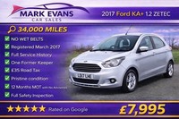 2017 Ford Ka+ 1.2 85 Zetec 5dr HATCHBACK Petrol Manual