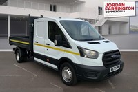2022 72 reg FORD TRANSIT 350 DOUBLE CAB TOOL STORAGE STEEL TIPPER DRWD EURO 6