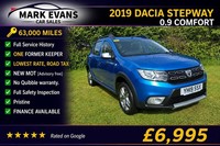2019 Dacia Sandero Stepway 0.9 TCe Comfort 5dr HATCHBACK Petrol Manual