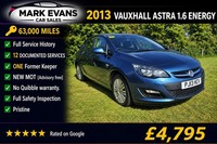 2013 Vauxhall Astra 1.6i 16V Energy 5dr HATCHBACK Petrol Manual