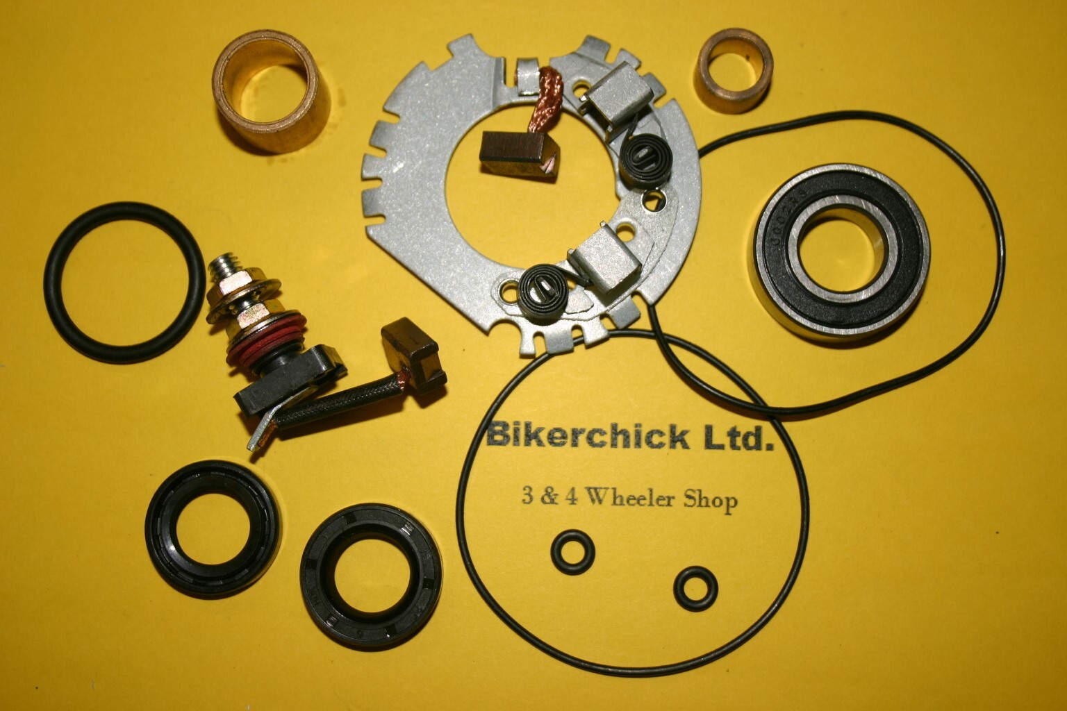 KAWASAKI 89-99 ZX750 Ninja ZX-7 Starter Brush Plate Kit | eBay
