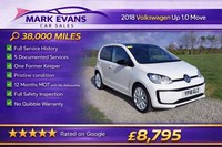 2018 Volkswagen UP 1.0 Move Up 5dr HATCHBACK Petrol Manual