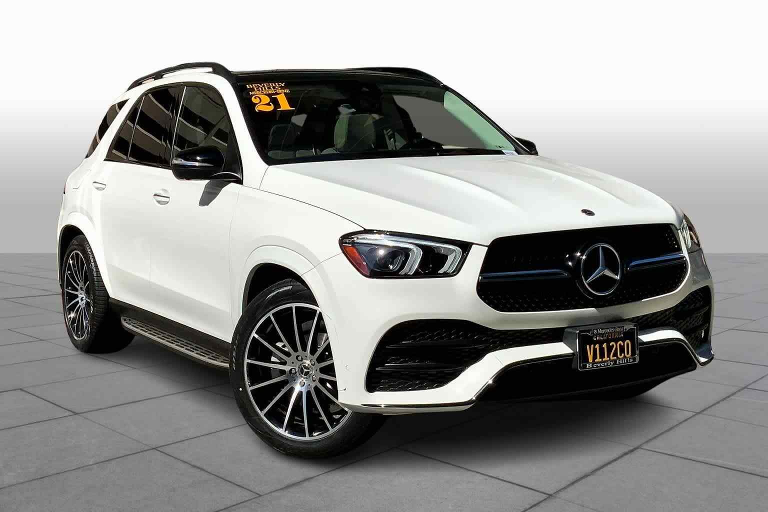 Owner 2021 Mercedes GLE350W4 AWD SUV, White/Beige-Black, 31k Miles, CPO! NICE!