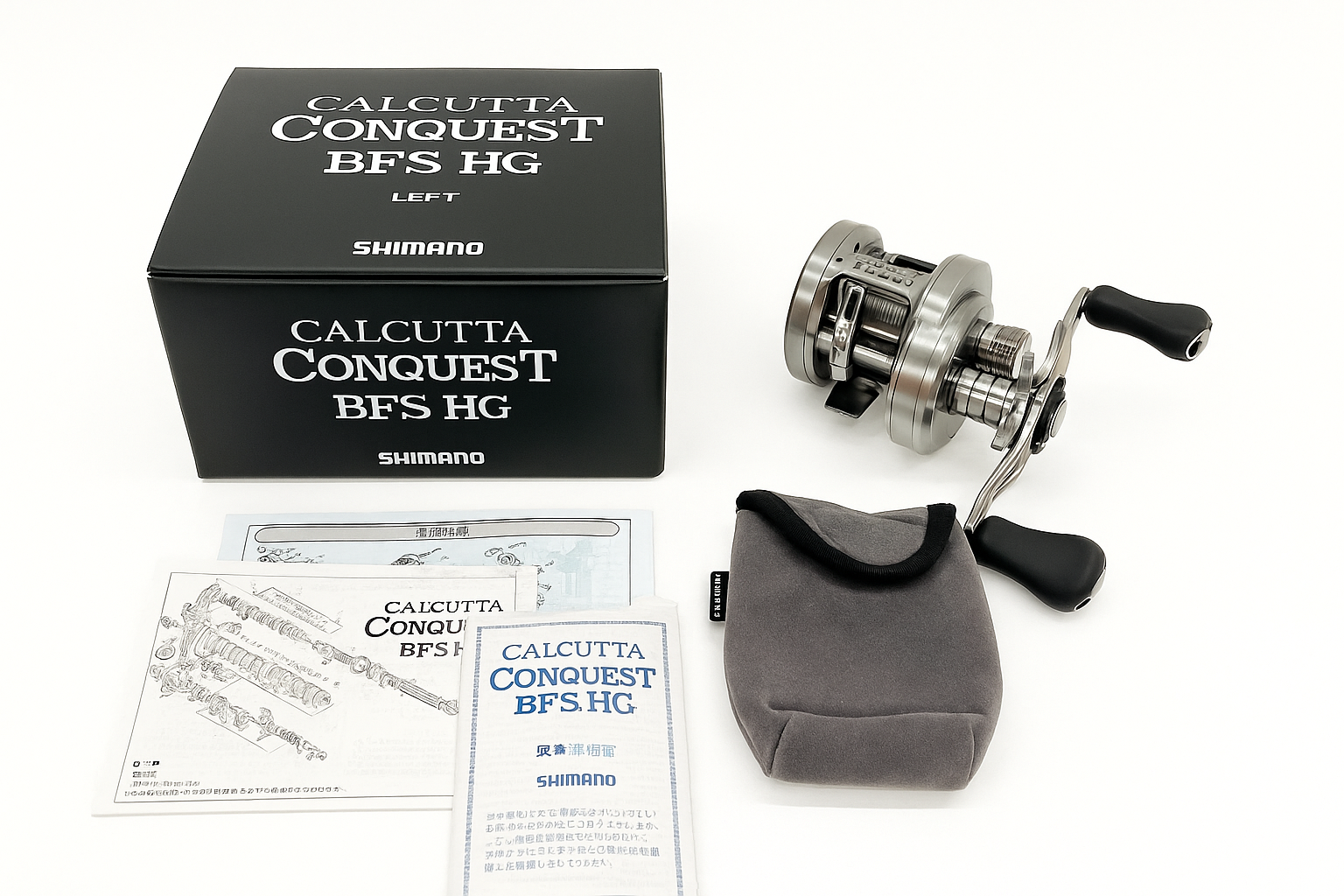Shimano 17 Calcutta Conquest BFS HG-L Left Baitcasting Reel