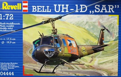 Revell Model Kit Bell UH-1D SAR 04444- 1:72 Skill Level 3