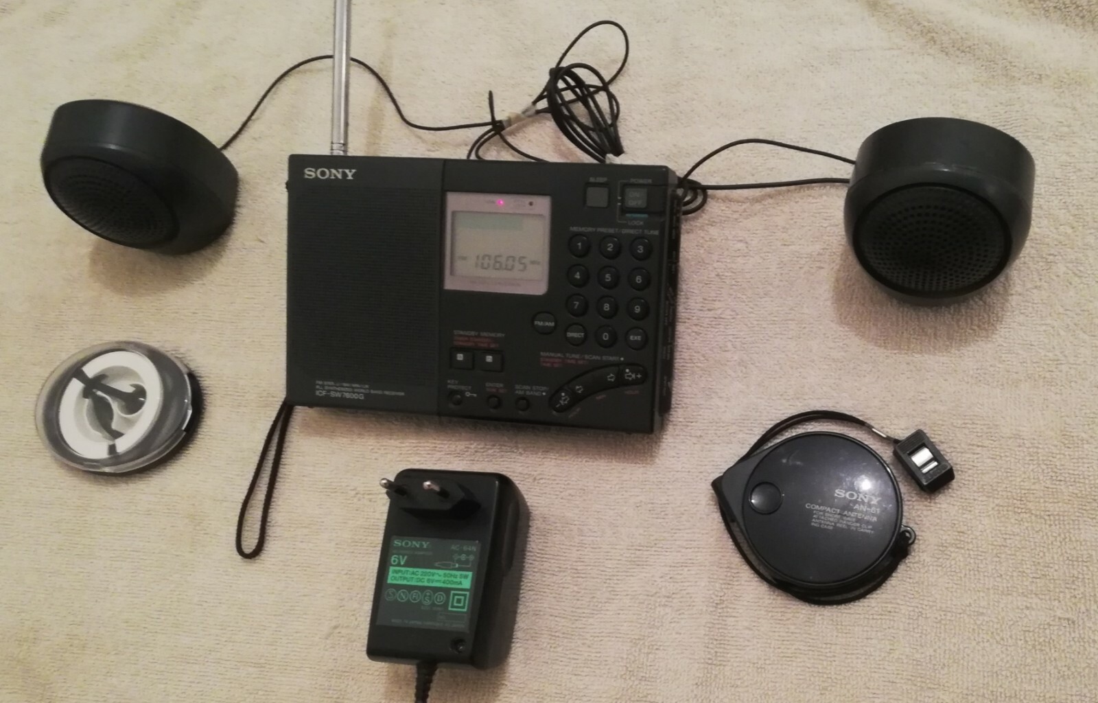 SONY ICF-SW7600GR FM/AM/短波ラジオ Amazon.co.jp: SONY ICF-SW7600GR FMラジオ : 家電＆カメラ