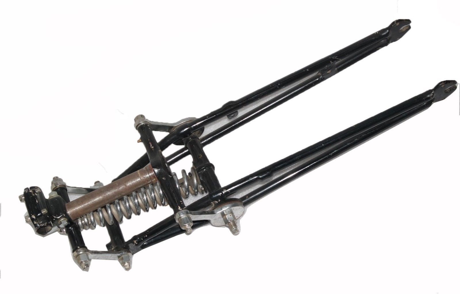 BSA 250cc C10 C11 B21 1938 Complete Springer Girder Fork Assey Black Chrome 