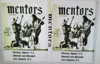 The MENTORS Live DVD Berkeley 93 L.A. 83 shocked and grossed 