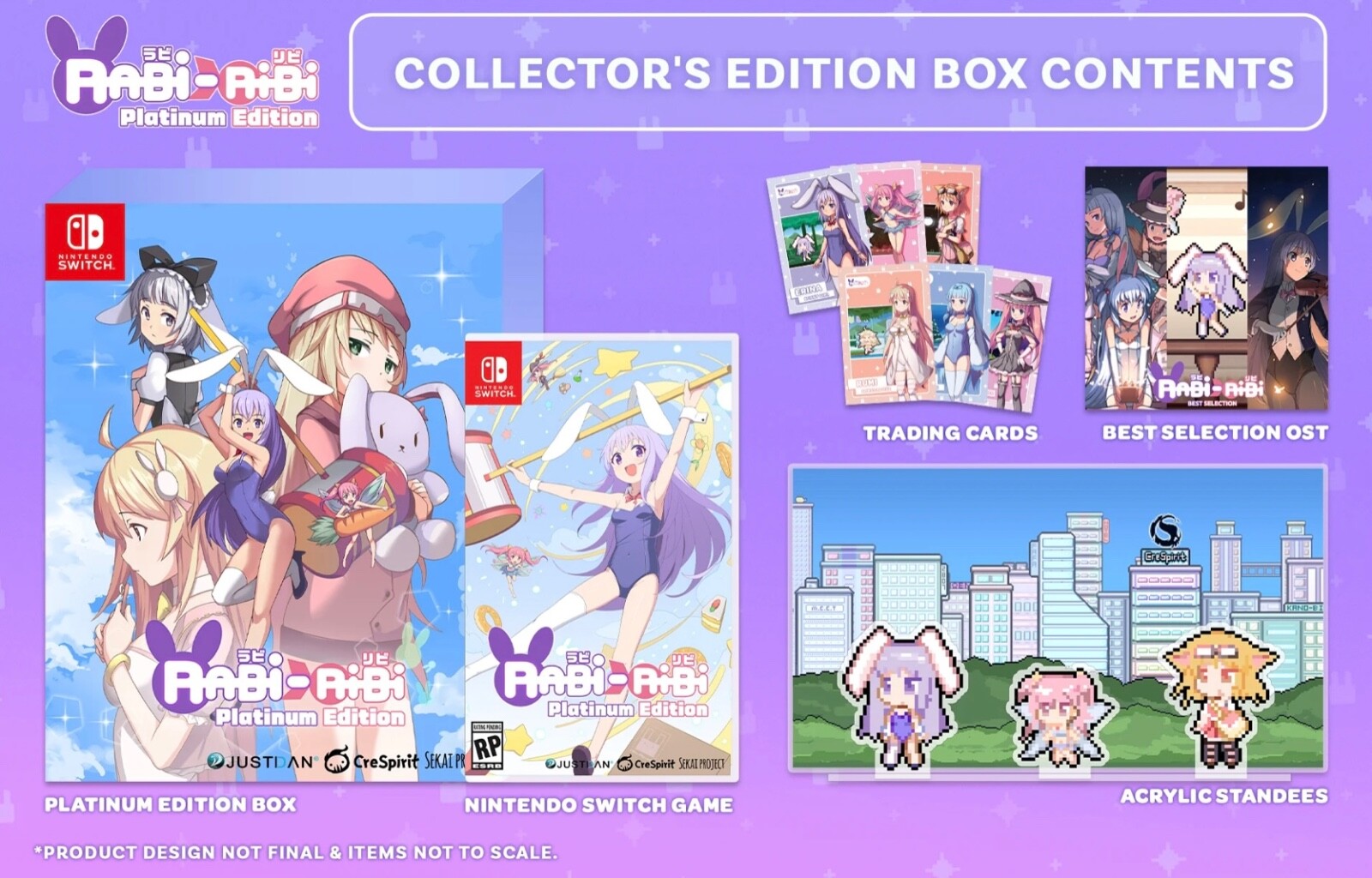 Rabi-Ribi PLATINUM collectors edition Nintendo Switch, USA