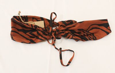 Stone Fox Swim Women's Loza Versatile Bandeau Bikini Top DP3 Bengal Size XS NWT