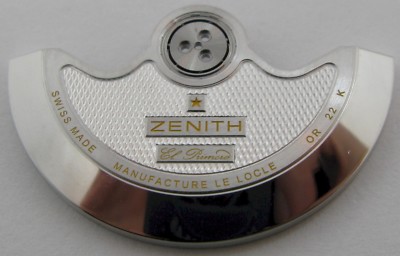 Zenith El Primero 3019 400 + ... solid white gold 22k part: Oscillating weight