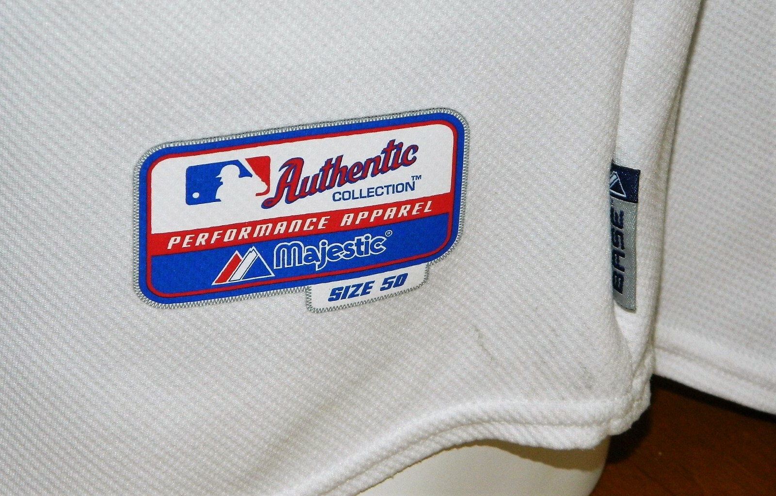 2009 Scott Olsen Game Worn Washington Nationals Home Jersey #19 - Majestic