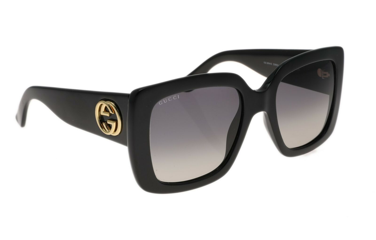 Gucci 181266 Womens Gradient Lenses Square Sunglasses Black Gucci 181266 Womens Gradient Lenses Square Sunglasses Black