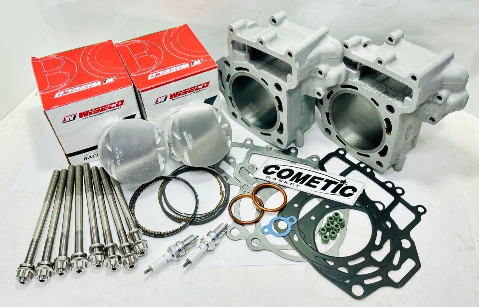 Best Kawasaki KFX700 Top End Rebuild Kit OEM Cylinders Upper Best Kawasaki KFX700 Top End Rebuild Kit OEM Cylinders Upper